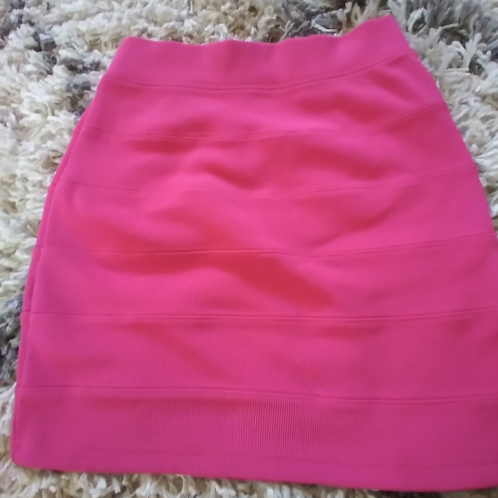 Pink mini skirt small